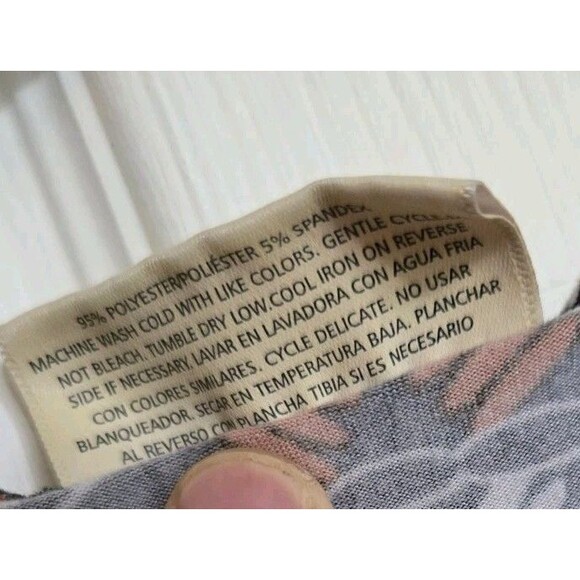 Bobbie Brooks Ladies Dress Juniors Size Large L Soft Comfy Aztec Geometrical Red - Picture 7 of 9